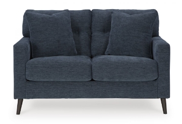 Picture of Bixler Navy Loveseat