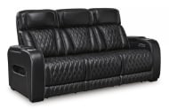 Picture of Boyington Black Leather Power Reclining Sofa