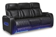 Picture of Boyington Black Leather Power Reclining Sofa