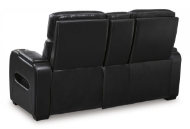 Picture of Boyington Black Leather Power Reclining Loveseat