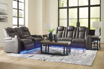 Picture of Fyne-Dyme Shadow 2-Piece Power Reclining Living Room Set