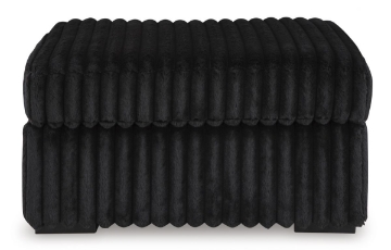 Picture of Midnight Onyx Oversized Accent Ottoman