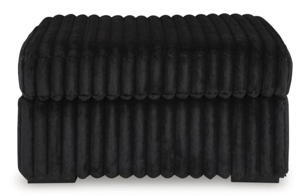 Picture of Midnight Onyx Oversized Accent Ottoman