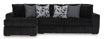 Picture of Midnight Onyx 2-Piece Left Arm Facing Sectional
