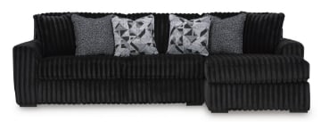 Picture of Midnight Onyx 2-Piece Right Arm Facing Sectional