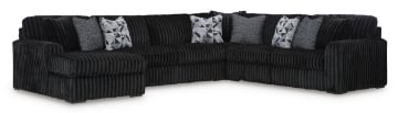Picture of Midnight Onyx 4-Piece Left Arm Facing Sectional