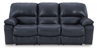 Picture of Leesworth Ocean Leather Power Reclining Sofa
