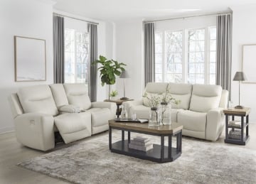 Picture of Mindanao 2-Piece Leather Power Reclining Living Room Set
