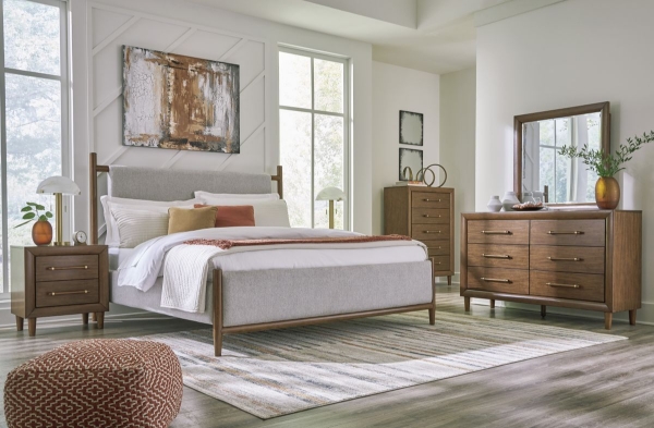 Picture of Lyncott 6-Piece Queen Upholstered Bedroom Set