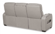 Picture of Boyington Gray Leather Power Reclining Sofa