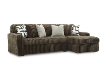 Picture of Midnight Chocolate 2-Piece Right Arm Facing Sectional
