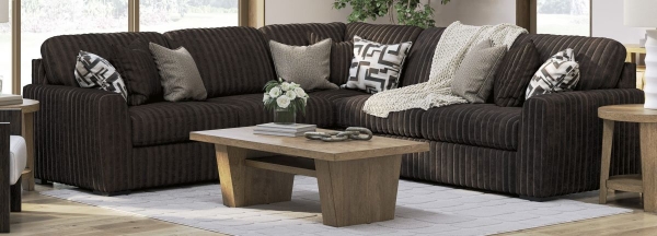 Picture of Midnight Chocolate 3-Piece Sectional