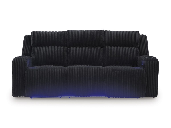 Picture of TwinBrooke Black Power Reclining Sofa