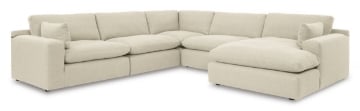 Picture of Elyza Linen 5-Piece Right Arm Facing Sectonal