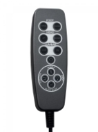 Picture of Euphora Leather Power Glider Recliner w/ Heat & Massage