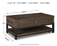 Picture of Johurst Lifttop Cocktail Table