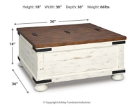 Picture of Wystfield Cocktail Table With Storage