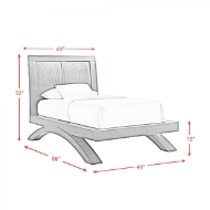 Picture of Allan Twin Platform Bed