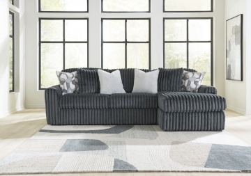 Picture of Midnight Gunmetal2-Piece Right Arm FacingSectional