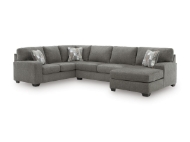 Picture of Wilshire Grey 3-Piece Right Arm Facing Sleeper Sectional