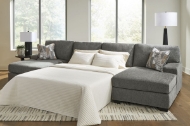 Picture of Wilshire Grey 3-Piece Right Arm Facing Sleeper Sectional