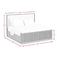 Picture of Parkview King Upholstered Bed
