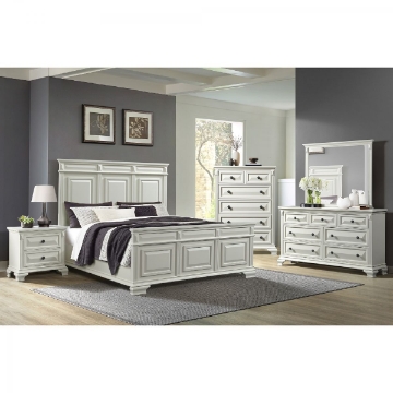 Picture of Marbella 6-Piece King Panel Bedroom Set