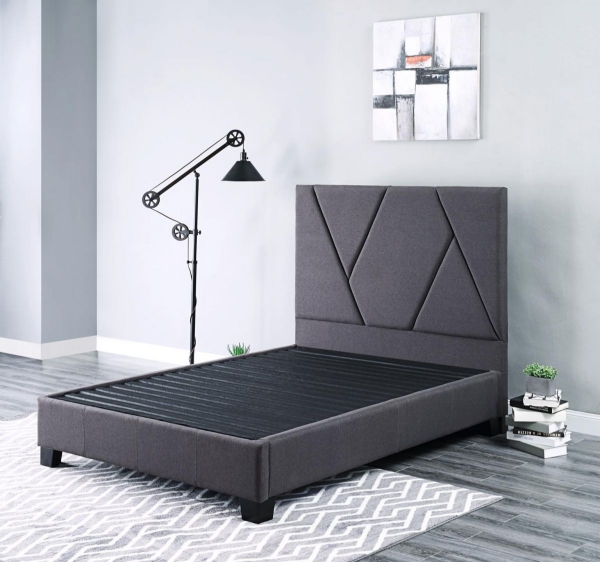 Picture of Macy Grey King Upholstered Bed