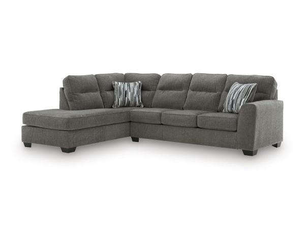 Picture of Parker Graphite 2-Piece Left Arm Facing Sectional