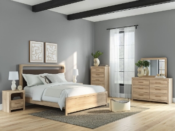Picture of Westwood 6-Piece King Panel Bedroom Set