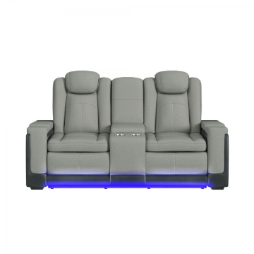 Picture of Bloomington Grey Power Loveseat