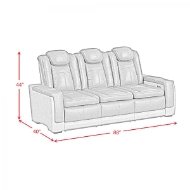 Picture of Bloomington Grey Power Sofa