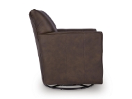 Picture of Darby Leather Swivel Glider Accent Chair